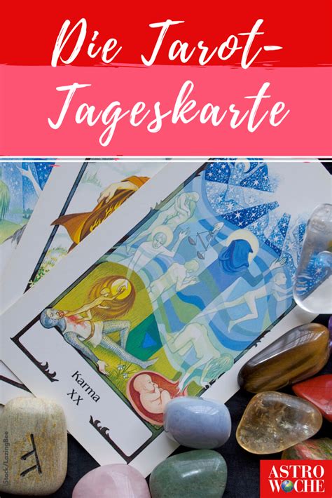 Tageshoroskop heute: kostenlos mit Tarot Tageskarte